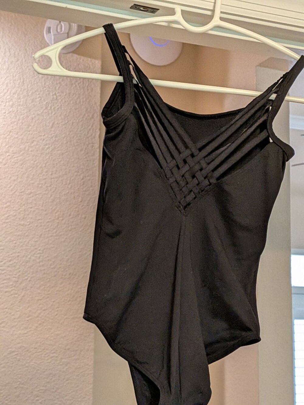 Mirella Girls Black Leotard